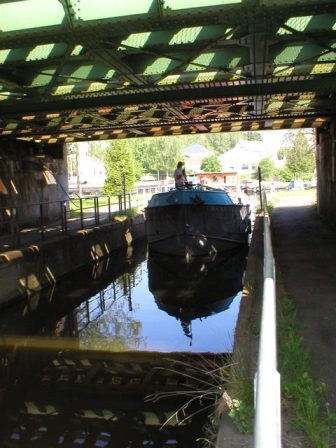 Under the railway